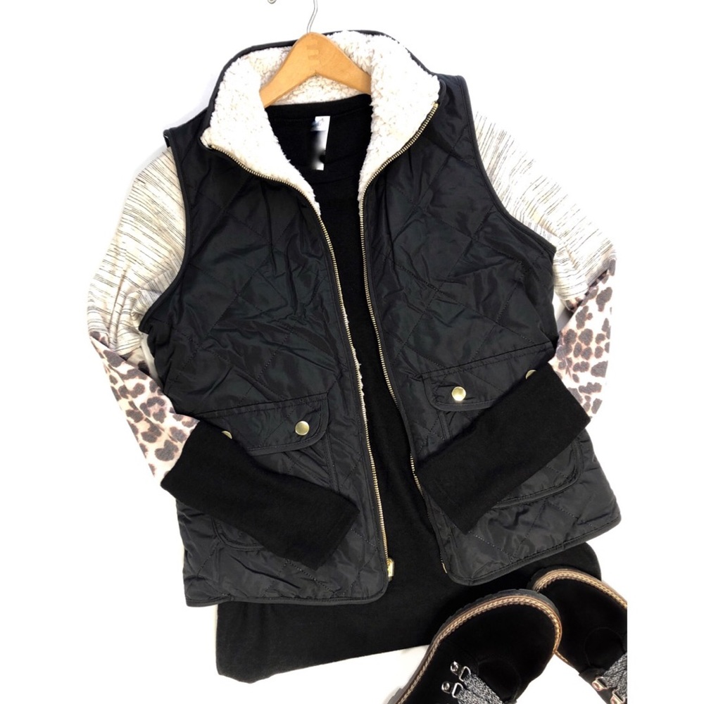 Reversible vest - black